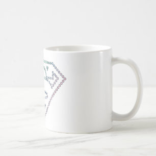 Supergirl Rainbow Outline Logo Kaffeetasse