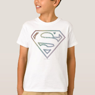 Supergirl Rainbow Outline Logo T-Shirt