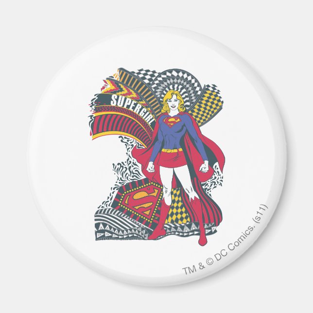 Supergirl Random World 1 Magnet (Vorne)
