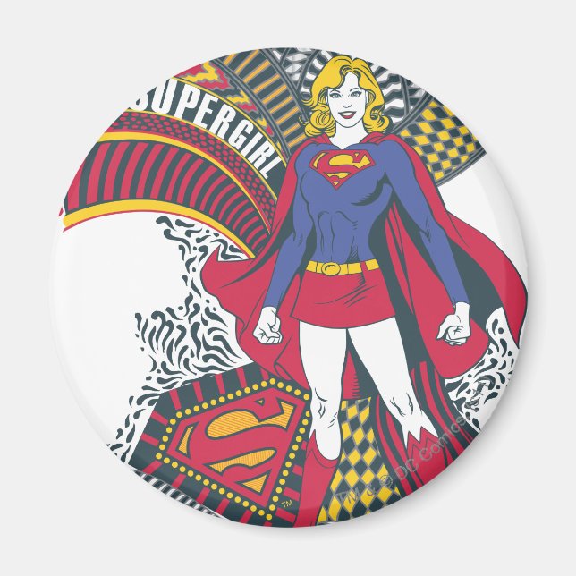 Supergirl Random World 1 Magnet (Vorne)