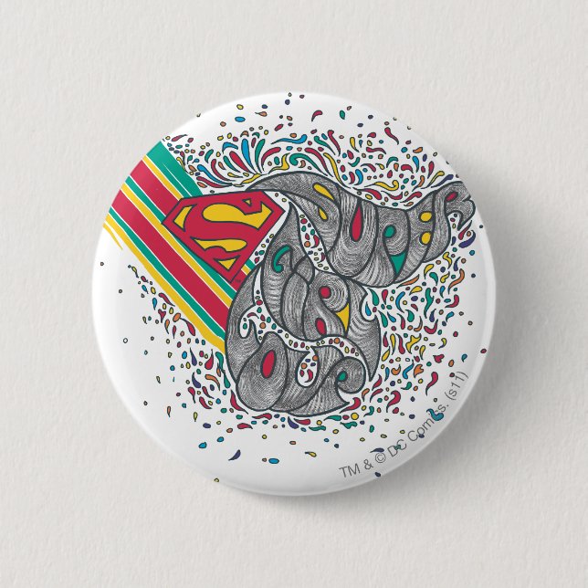 Supergirl Random World 2 Button (Vorderseite)