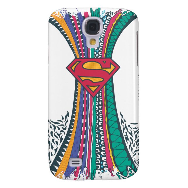 Supergirl Random World 4 Case-Mate Samsung Galaxy Hülle (Rückseite)