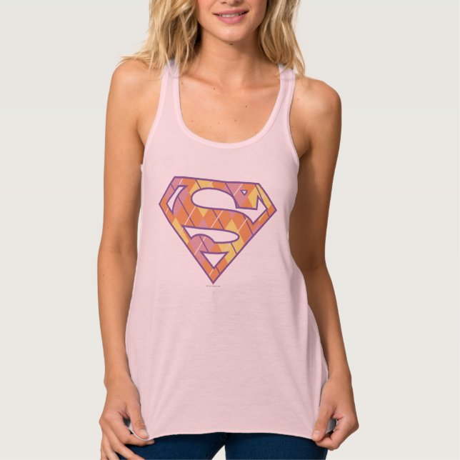 Supergirl-Raute-Logo Tank Top (Vorderseite)