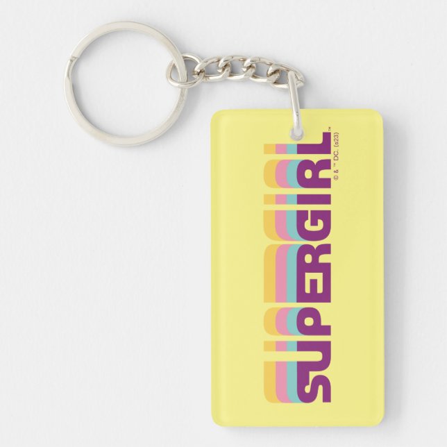 Supergirl Retro Colorshift Graphic (Devant)