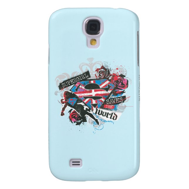 Supergirl Rette die Welt Case-Mate Samsung Galaxy Hülle (Rückseite)