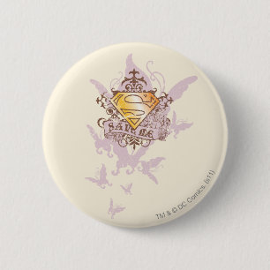 Supergirl Rettete mich Button