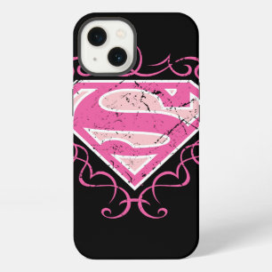 Supergirl Rosa Farblogo iPhone Hülle