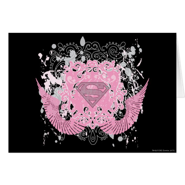Supergirl rose aile design (Devant horizontal)