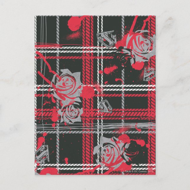 Supergirl-Rose Postkarte (Vorderseite)