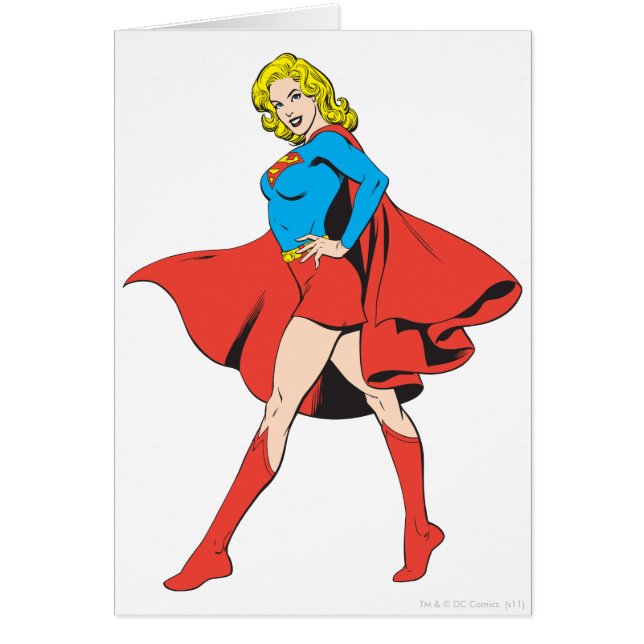 Supergirl schlägt eine Pose (Vorne)