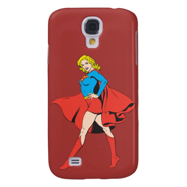 Supergirl schlägt eine Pose Case-Mate Samsung Galaxy Hülle (Rückseite)