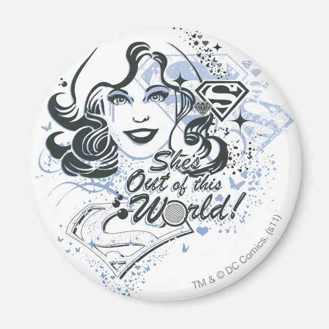 Supergirl Sie ist aus dieser Welt! Magnet (Vorne)