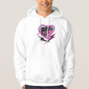 Supergirl Skulls und Blitze Hoodie