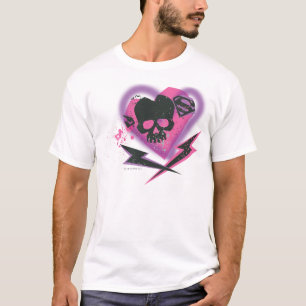 Supergirl Skulls und Blitze T-Shirt