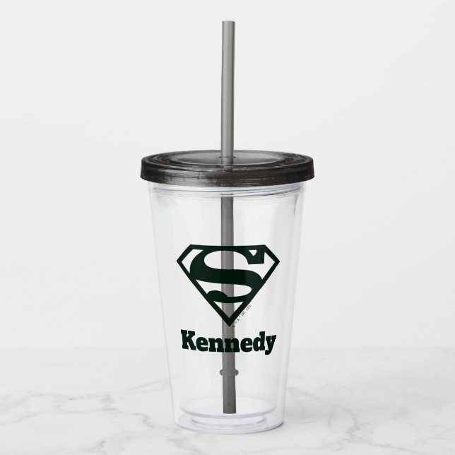 Supergirl Solid S-Shield Acryltrinkbecher (Vorderseite)