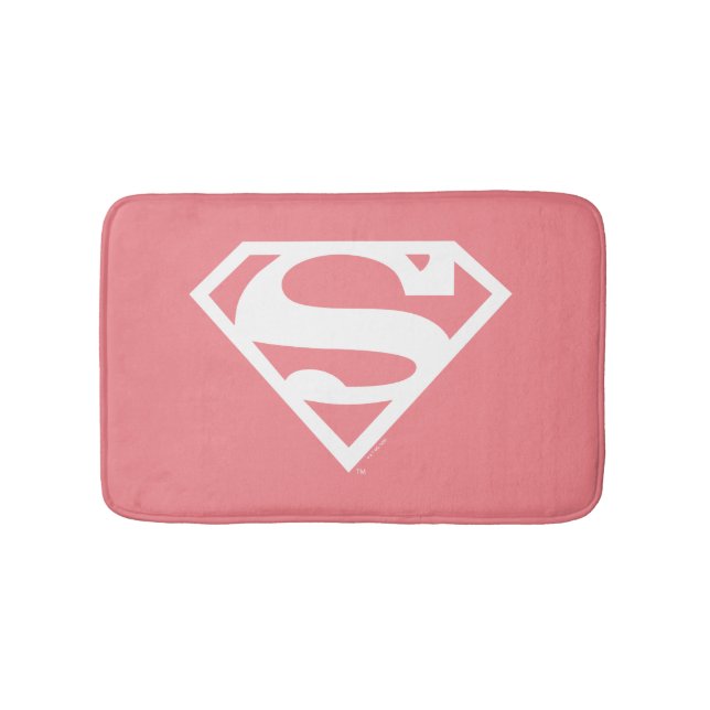 Supergirl Solid S-Shield Badematte (Vorderseite)
