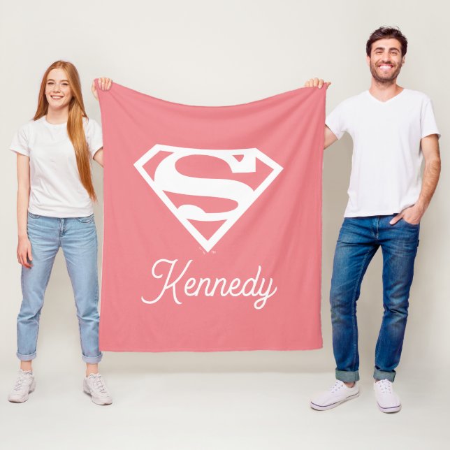 Supergirl Solider S-Schild Fleecedecke (Beispiel)