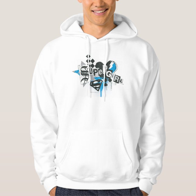 Supergirl Spills und Spritzer Hoodie (Vorderseite)