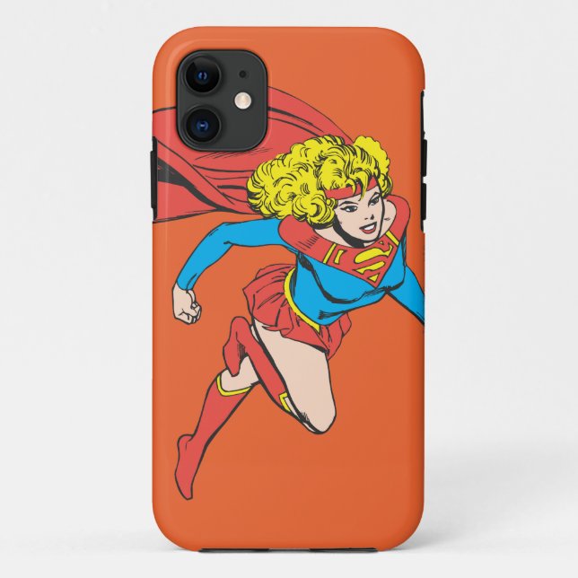Supergirl springt rechts Case-Mate iPhone hülle (Rückseite)