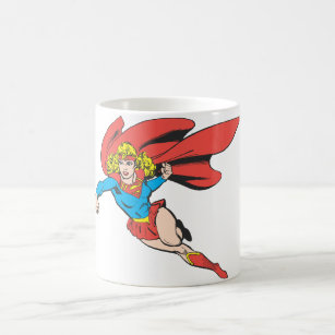 Supergirl Sprünge und Durchschläge Kaffeetasse