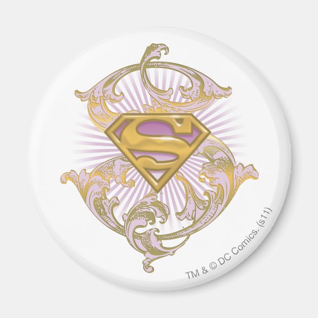 Supergirl-Starbust-Logo Magnet (Vorne)