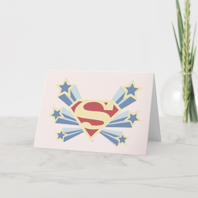 Supergirl Stars S-Shield Karte (Vorderseite)