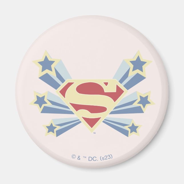 Supergirl Stars S-Shield Magnet (Vorne)