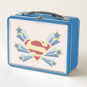 Supergirl Stars S-Shield Metall Brotdose