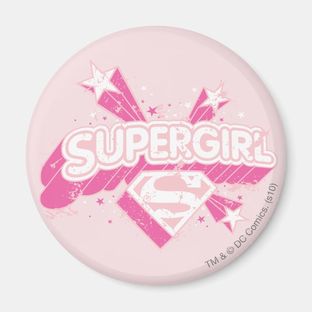Supergirl Stars und Logos Magnet (Vorne)