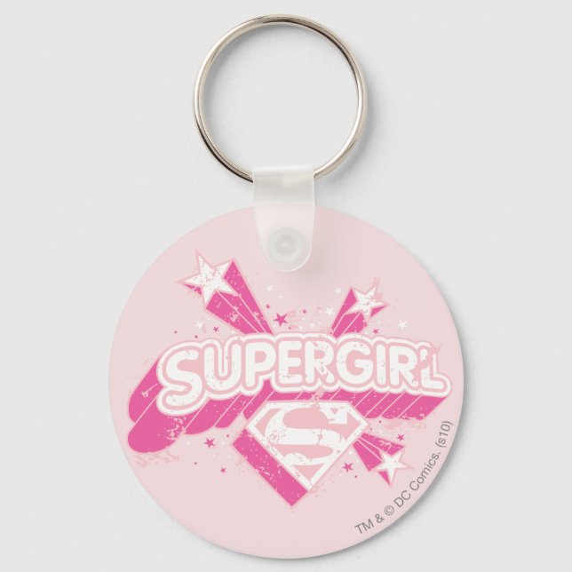 Supergirl Stars und Logos Schlüsselanhänger (Vorderseite)