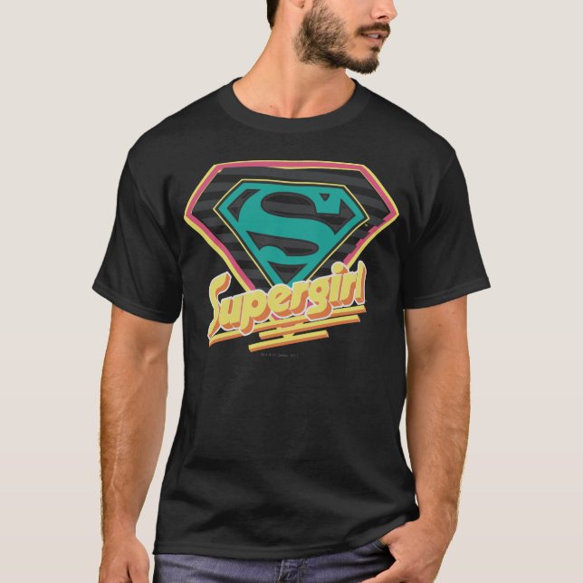 Supergirl Strip Logo T-Shirt (Vorderseite)