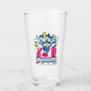 Supergirl Super Pop Frau von Morgen Glas