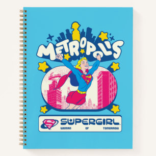 Supergirl Super Pop Frau von Morgen Notizbuch