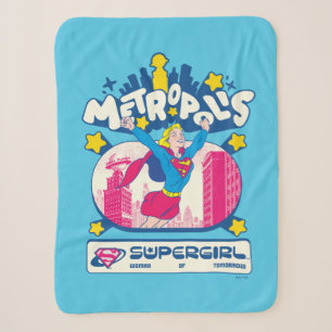 Supergirl Super Pop Frau von Morgen Sherpadecke