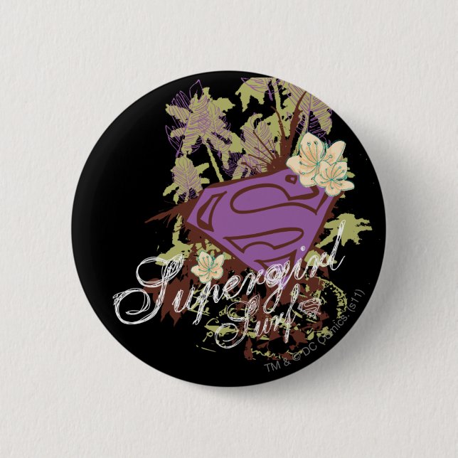 Supergirl Surf Button (Vorderseite)