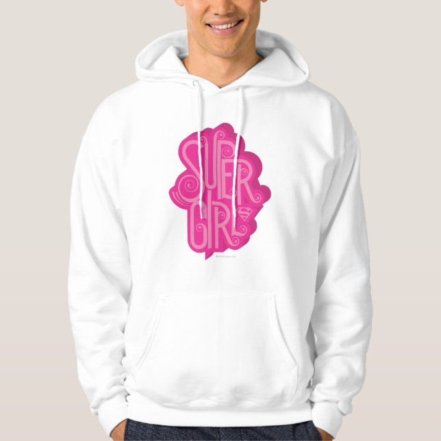 Supergirl Swirl 2 Hoodie (Vorderseite)