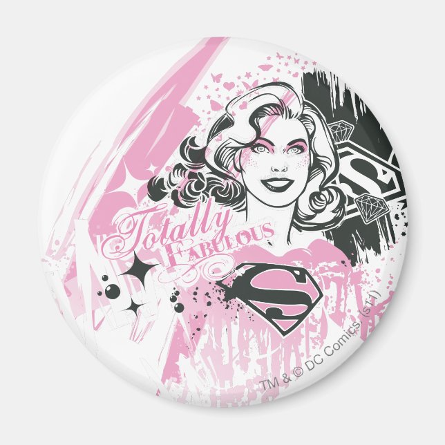 Supergirl Totally Fabulous Magnet (Vorne)