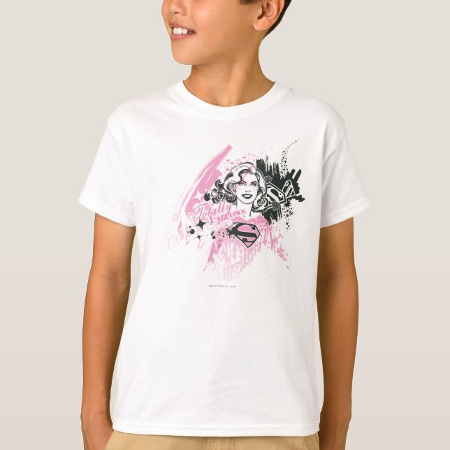 Supergirl Totally Fabulous T-Shirt (Vorderseite)
