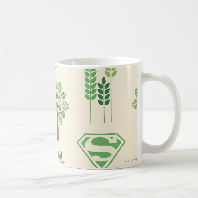 Supergirl Trees Kaffeetasse (Rechts)