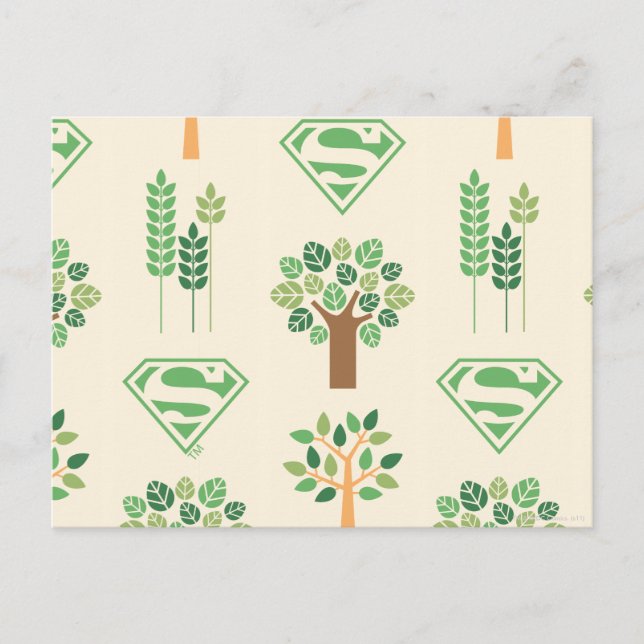 Supergirl Trees Postkarte (Vorderseite)