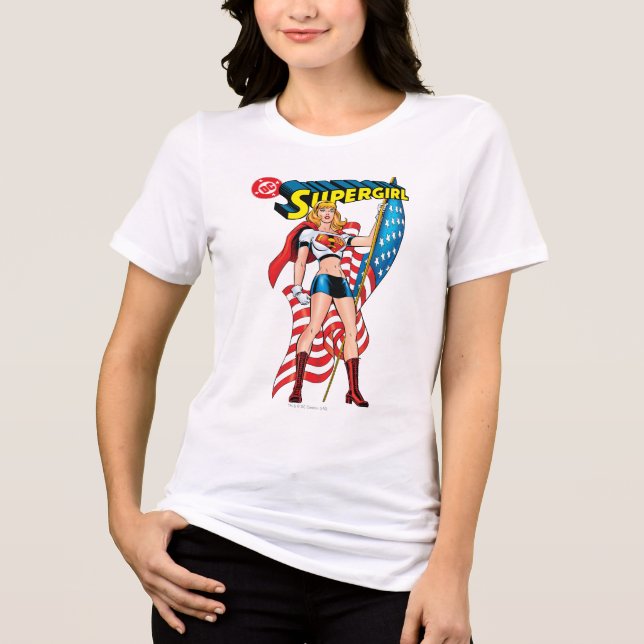 Supergirl Tri-Blend Shirt (Vorderseite)