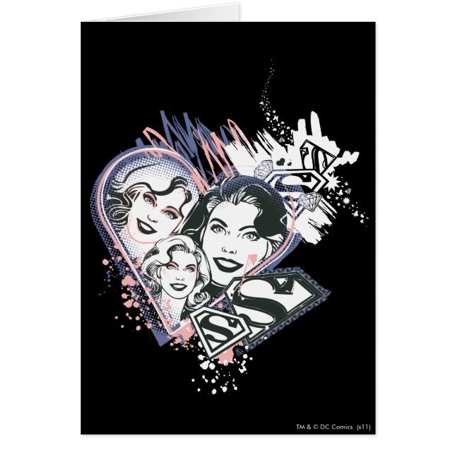 Supergirl Visage Collage (Devant)