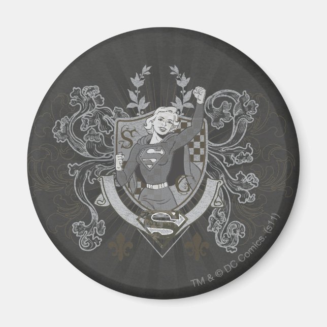 Supergirl-Wappen Magnet (Vorne)