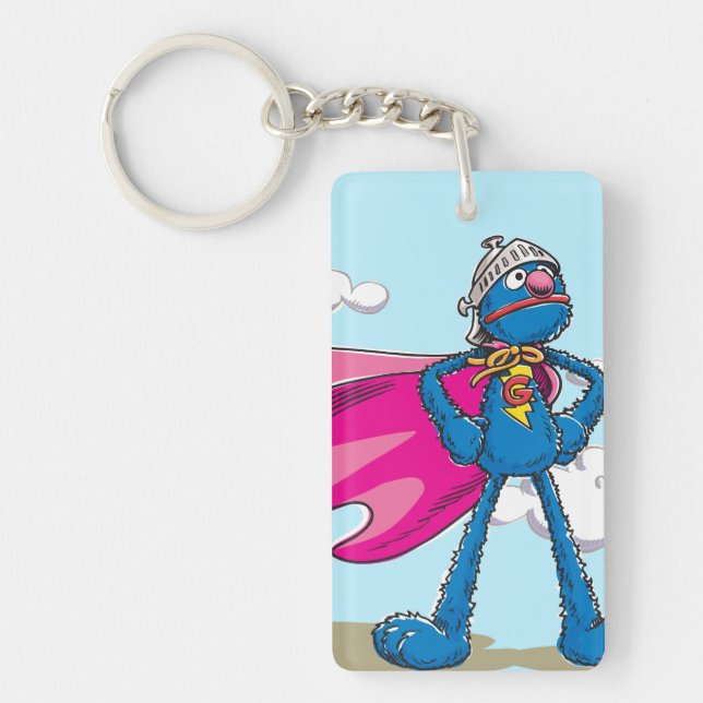 SuperGrover Schlüsselanhänger (Vorderseite)