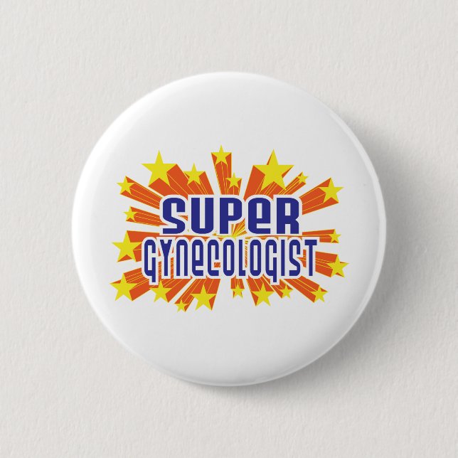 Supergynäkologe Button (Vorderseite)