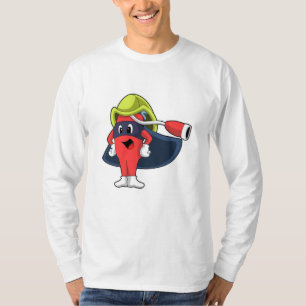 Superheld als Feuerwehrmann T-Shirt