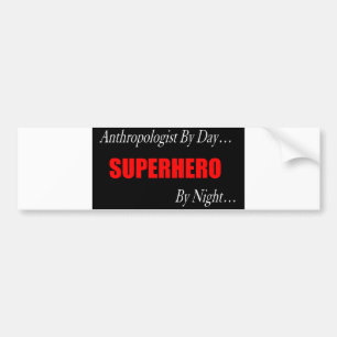 Superheld-Anthropologe Autoaufkleber