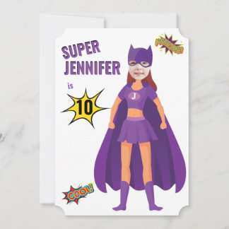 Superheld Birthday Phantastisch Fab Phantastisch Einladung