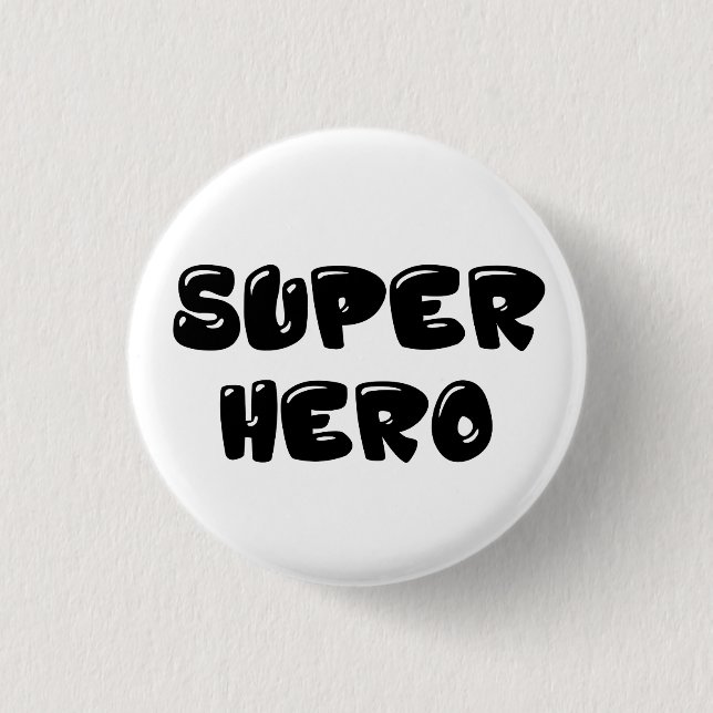 Superheld Button (Vorderseite)