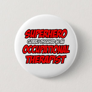 Superheld Button